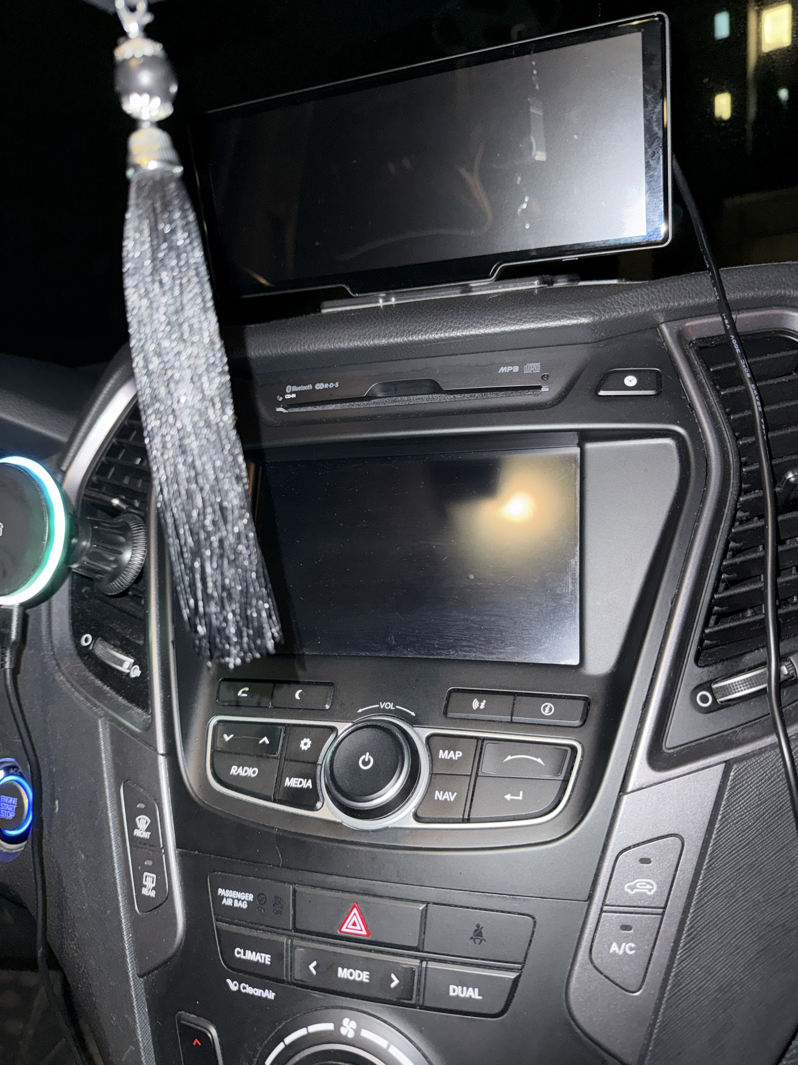 CarPlay Hyundai Santa Fe 3 2015 Umbau Vorher